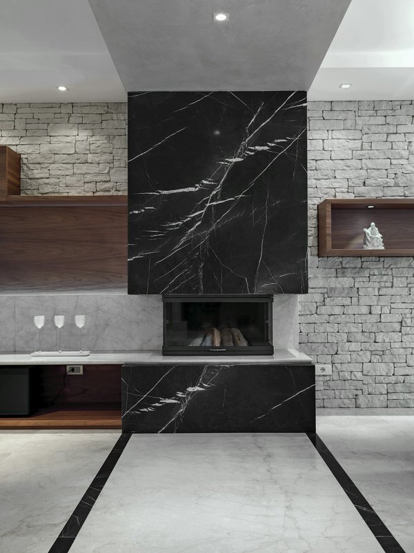 Pierre parement salon moderne : transformez votre espace facilement